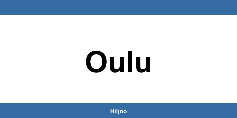 Matkahuolto aukioloajat alueella Oulu